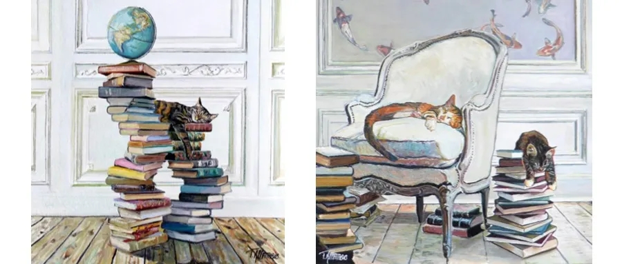 Timothy 猫咪油画